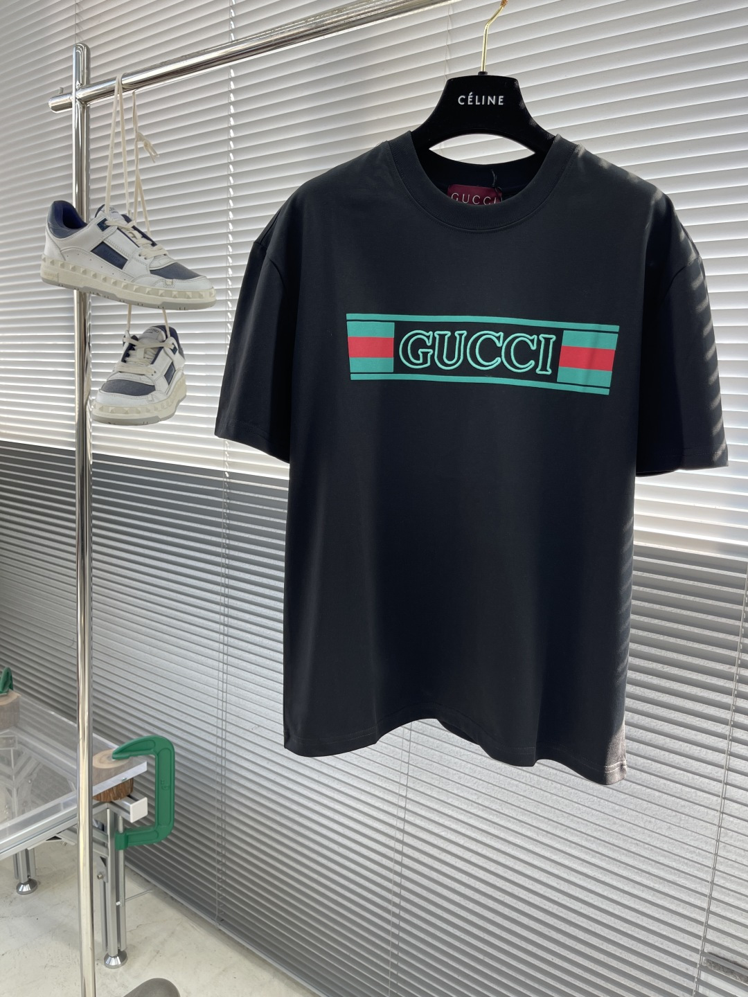 Gucci 2025SS Fashion Printed Short T-Shirt with Embroidered Logo