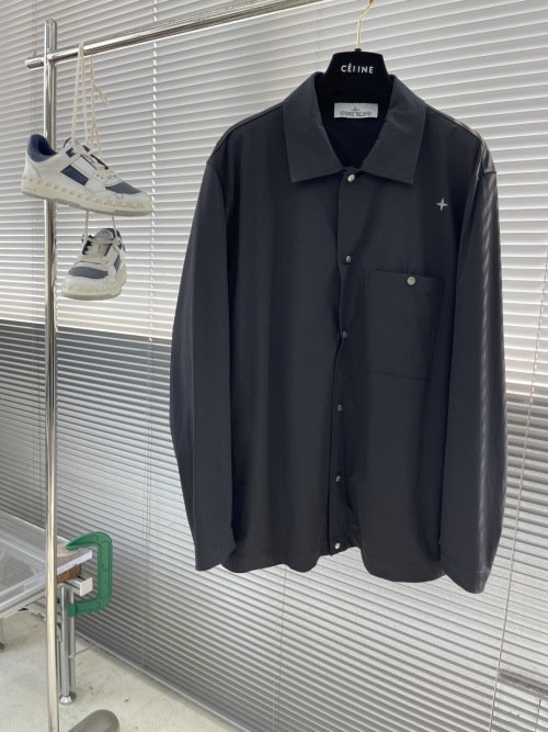 Stone Island Men's Compass Patch Shirt Jacket - Stylish & Functional 1 Stone Island Men's Compass Patch Shirt Jacket - Stylish & Functional