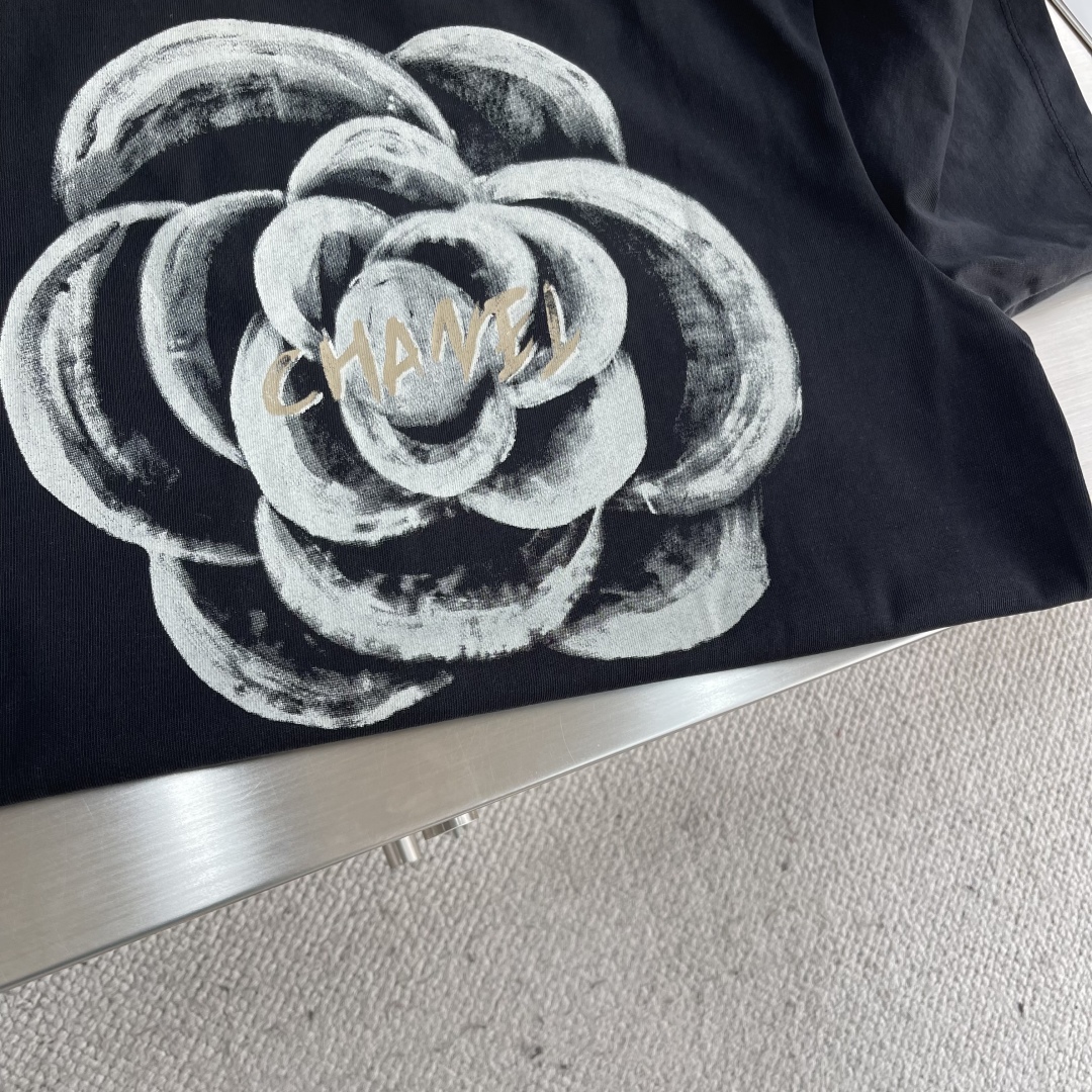 Chanel 25SS Printed T-Shirt, High-Quality Cotton, Unisex Fashion Style 7 cmp i1745328548302 8415 0 4