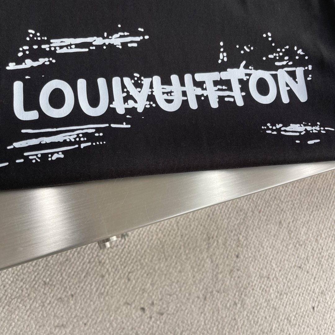 Louis Vuitton Men's 'Remember The Future' Black Cotton Graphic Print T-Shirt 5 cmp i1745328574833 8692 0 1