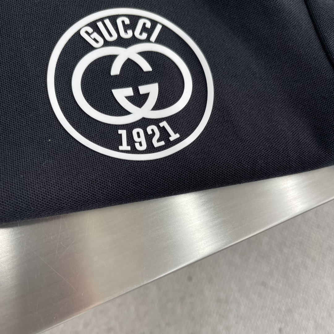 Gucci Men's Polo Shirt 1921 Logo, Short Sleeve, White Trim Casual Top 4 cmp i1745328764602 5536 0 1
