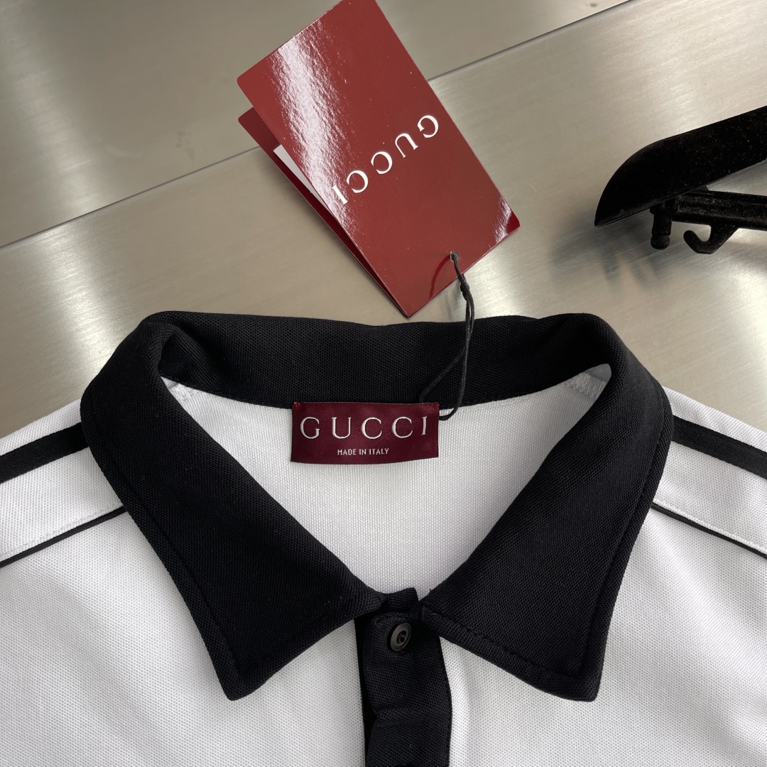 Gucci Men's 1921 Logo Polo Shirt - Short Sleeve Cotton Blend Top 3 cmp i1745328829431 5940 0 0