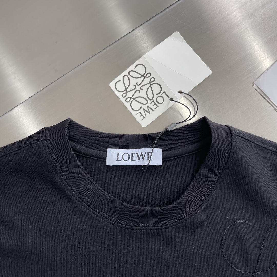 Loewe 2025SS Embroidered T-Shirt, Premium Cotton, Classic Fit, Versatile Style 3 cmp i1745329614242 2985 0 0