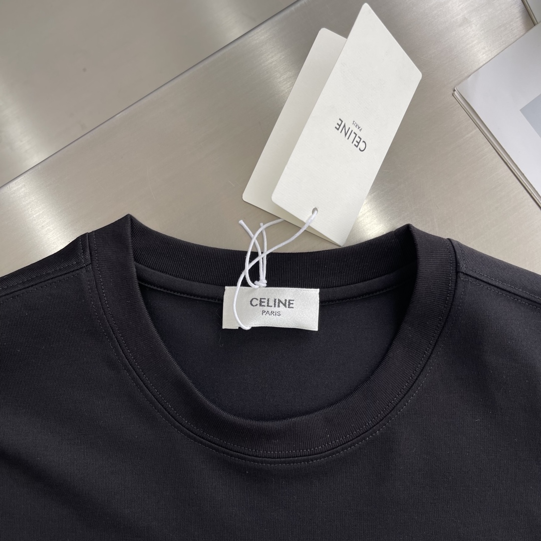 Celine Embroidered Logo T-Shirt - Soft, Comfortable, and Breathable Fabric 3 cmp i1745329642464 3581 0 0