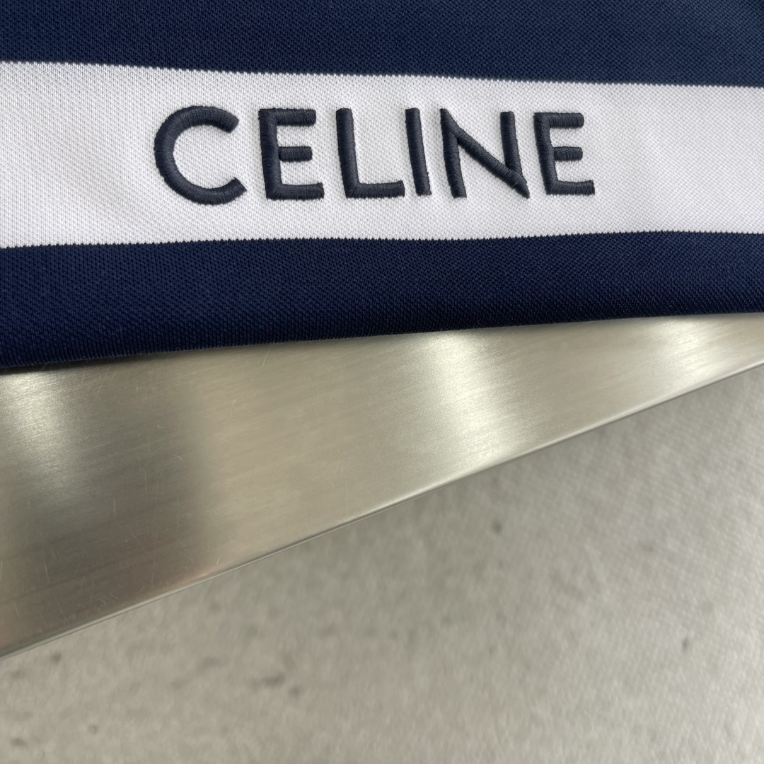 Celine Striped T-Shirt with Embroidered Logo | 2025 Spring/Summer Collection 4 cmp i1745329673268 7281 0 1
