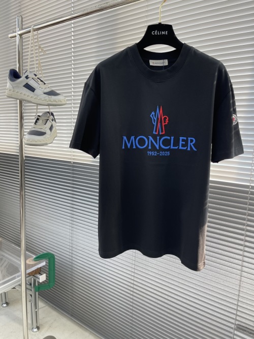 Moncler Embroidered Logo Cotton T-Shirt - Summer Casual Wear (M-3XL) 1 Moncler Embroidered Logo Cotton T-Shirt - Summer Casual Wear (M-3XL)