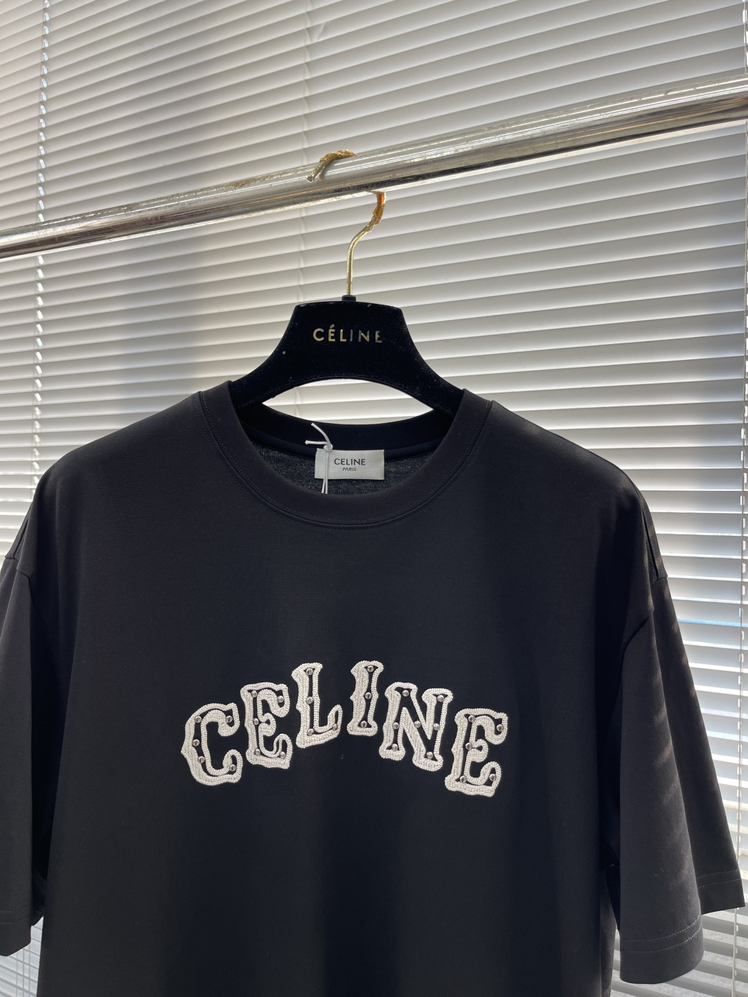 Celine Embroidered Logo T-Shirt - Soft, Comfortable, and Breathable Fabric 2 cmp i1745330285012 5473 0 6