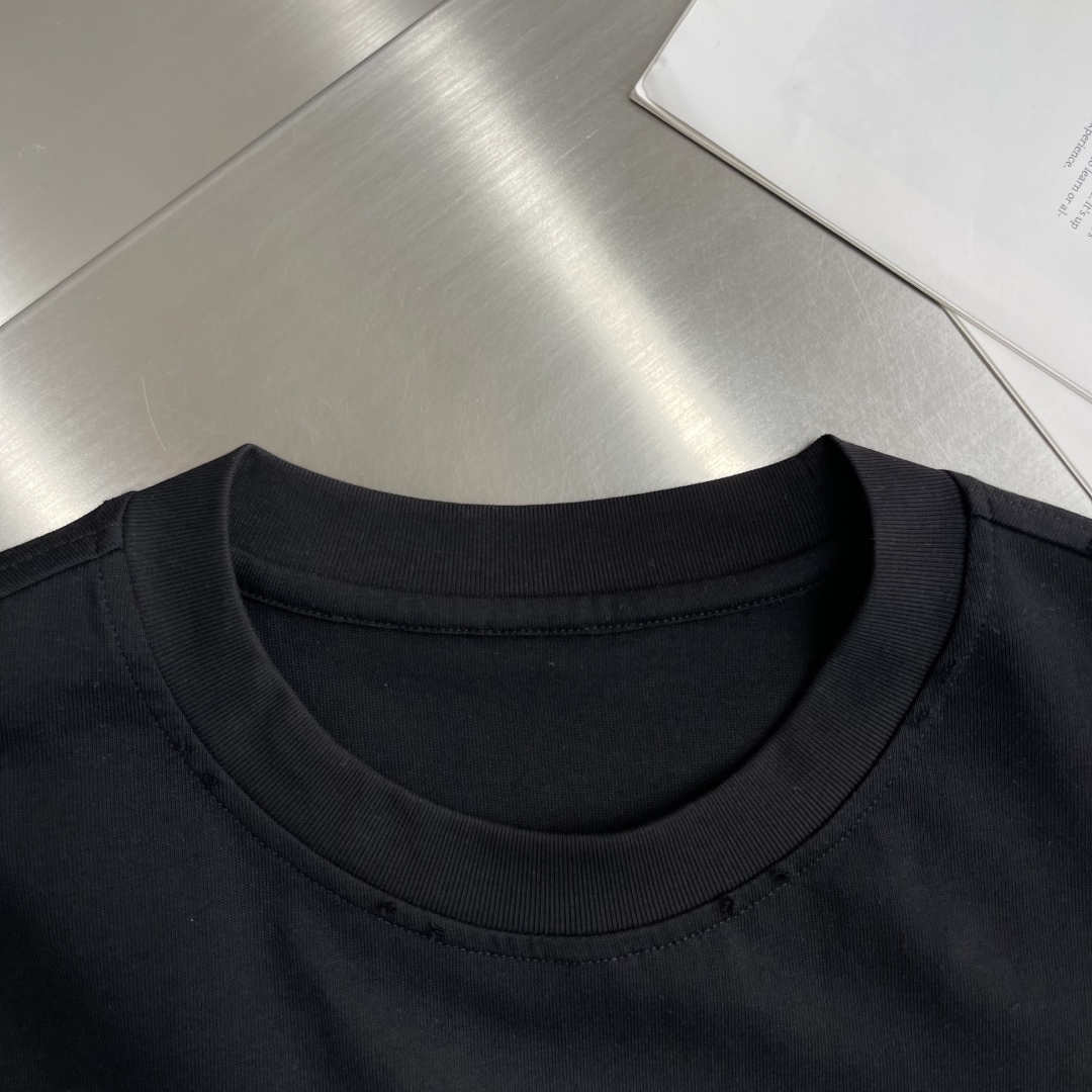 Prada 2025 Early Spring Series Round Neck T-Shirt in Black 3 cmp i1745410503443 4843 0 0