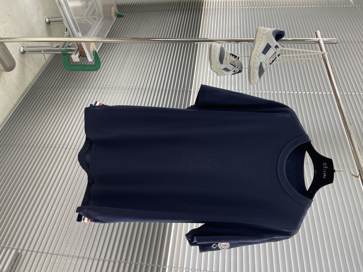 Moncler Men's Navy Logo Embroidered Cotton T-Shirt - M to 5XL 1 cmp i1746354864774 1524 0 5