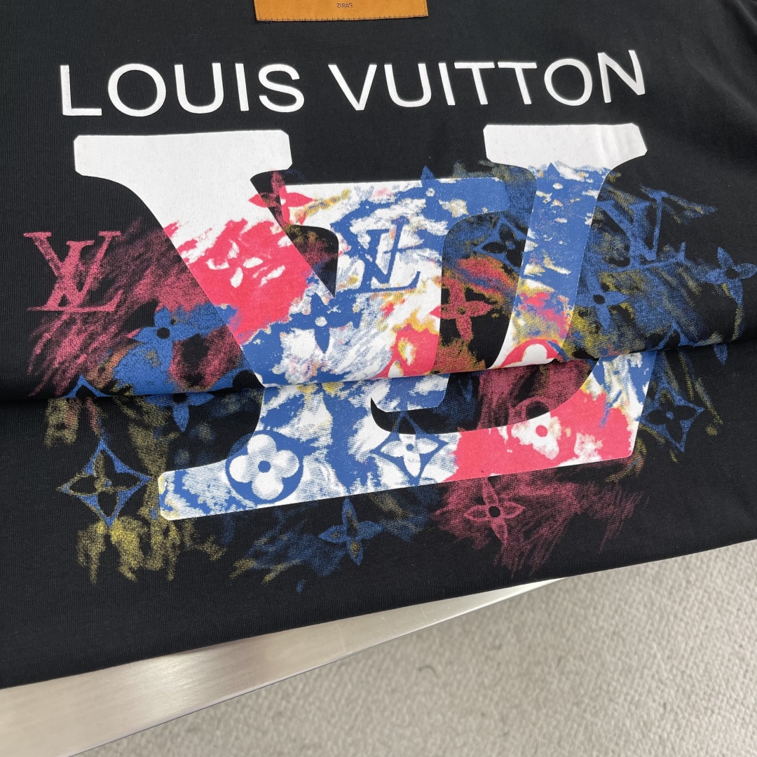 Louis Vuitton Rainbow Embroidered Logo T-Shirt - Soft Cotton, Unisex Style 7 cmp i1746441485233 582 0 4