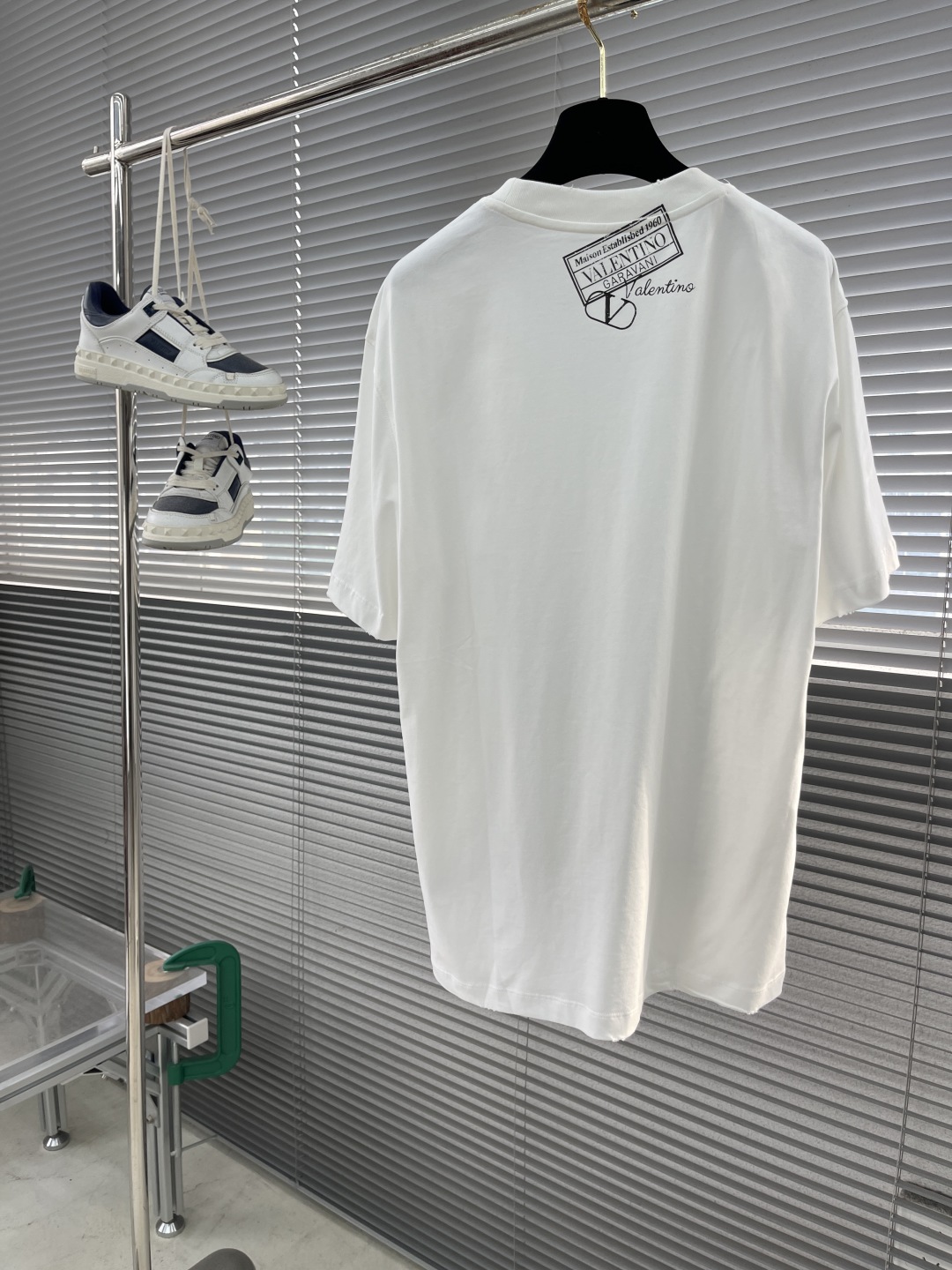 Valentino Garavani Men's White Stamp Logo T-Shirt - Soft & Breathable 8 cmp i1746444721298 9568 0 7