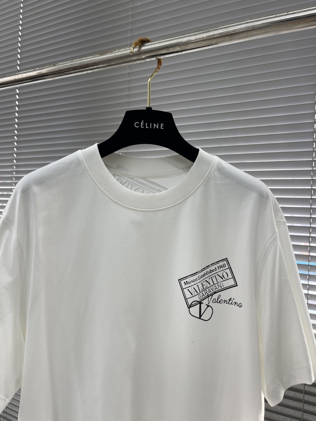 Valentino Garavani Men's White Stamp Logo T-Shirt - Soft & Breathable 2 cmp i1746444721313 9016 0 6