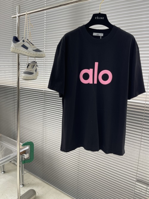 Alo Yoga 260G Cotton Blend Relaxed Fit Short Sleeve T-Shirt for Women 1 Alo Yoga 260G Cotton Blend Relaxed Fit Short Sleeve T-Shirt for Women