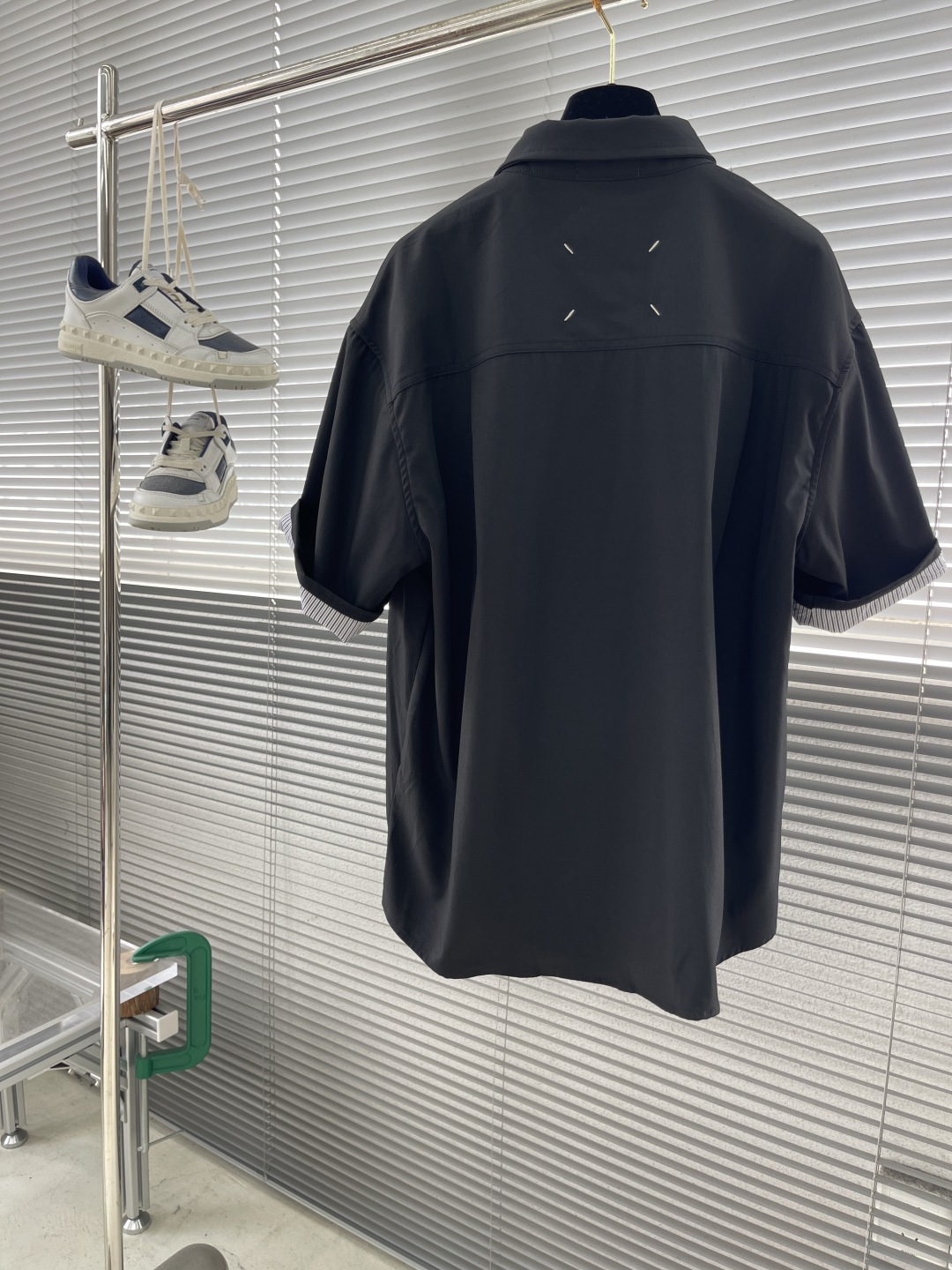 Maison Margiela 25SS Short Sleeve Button Down Shirt with Striped Details 8 cmp i1746524100344 6014 0 7