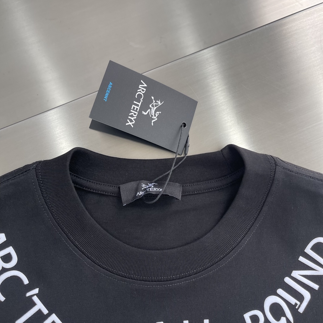 Arc'teryx All-Round Black Cotton T-Shirt Short Sleeve Casual Tee 3 cmp i1746624947426 124 0 0