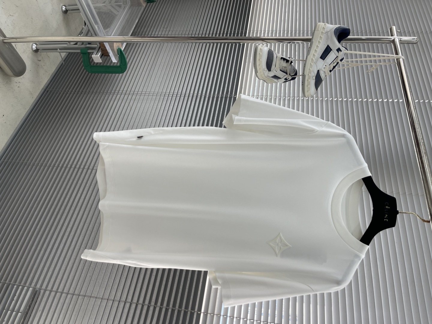 Louis Vuitton 25SS White Crewneck T-Shirt with Logo Detailing