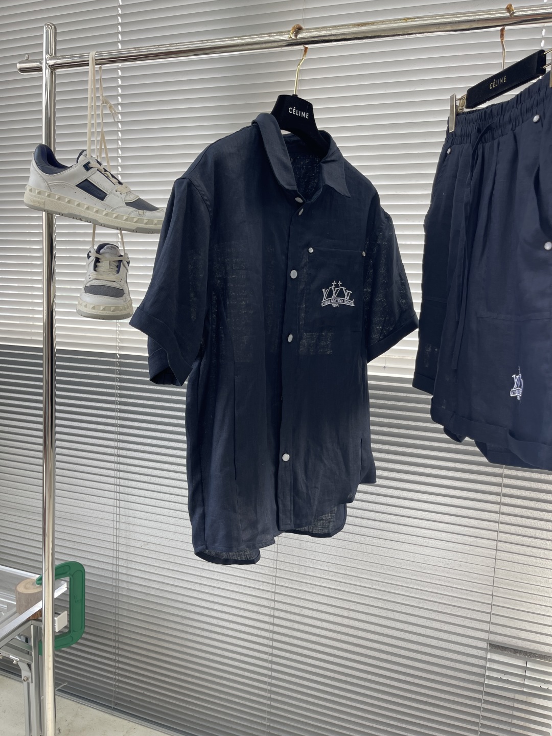Louis Vuitton Summer Co-ord Set - Linen Blend Shirt and Shorts (M-3XL) 2 cmp i1746700022149 7775 0 9
