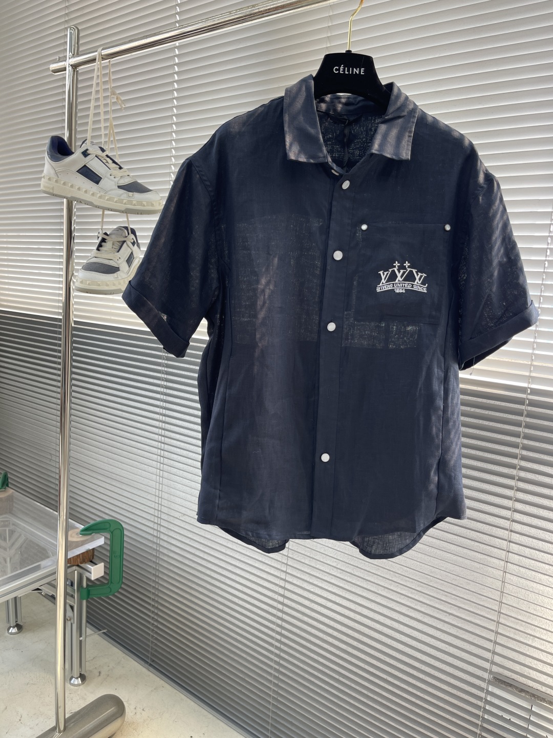 Louis Vuitton Summer Co-ord Set - Linen Blend Shirt and Shorts (M-3XL) 1 cmp i1746700041579 2721 0 5