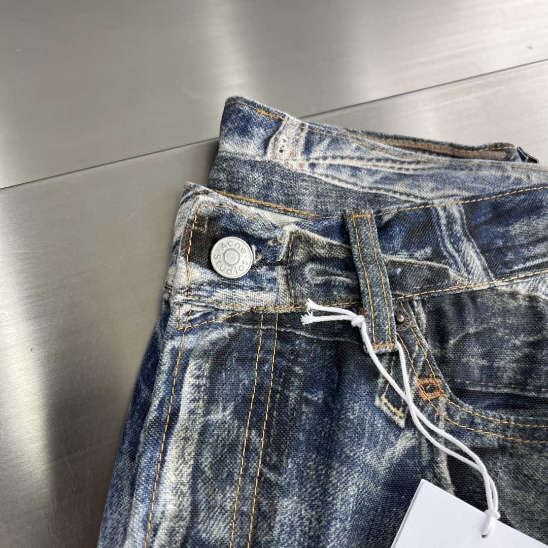 Acne Studios 25SS Trompe L'Oeil Torn Scribble Print, Wide Leg Denim Jeans 2 cmp i1746784300709 2447 0 0