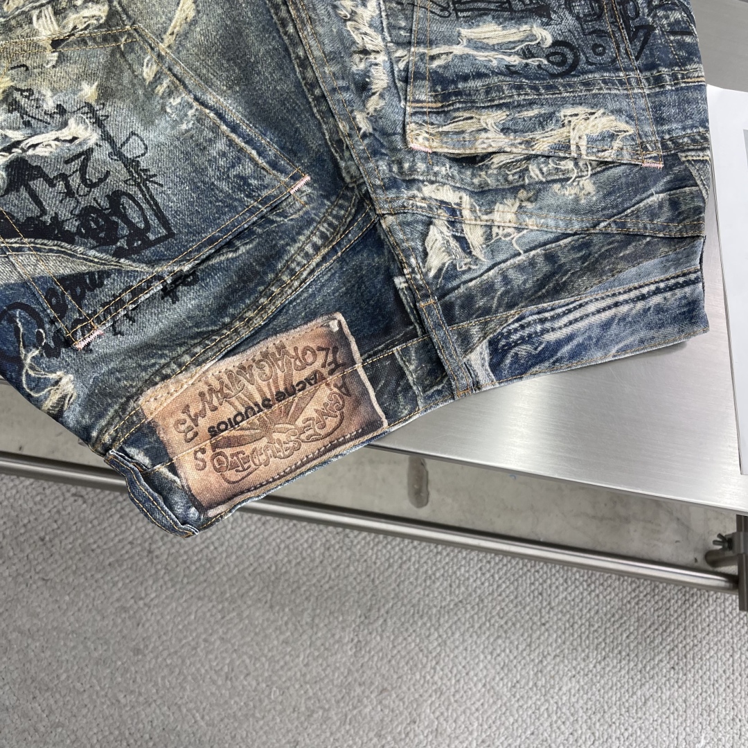 Acne Studios 25SS Trompe L'Oeil Torn Scribble Print, Wide Leg Denim Jeans 7 cmp i1746784300709 304 0 5