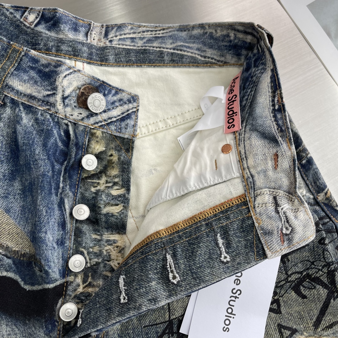 Acne Studios 25SS Trompe L'Oeil Torn Scribble Print, Wide Leg Denim Jeans 4 cmp i1746784302138 2736 0 2