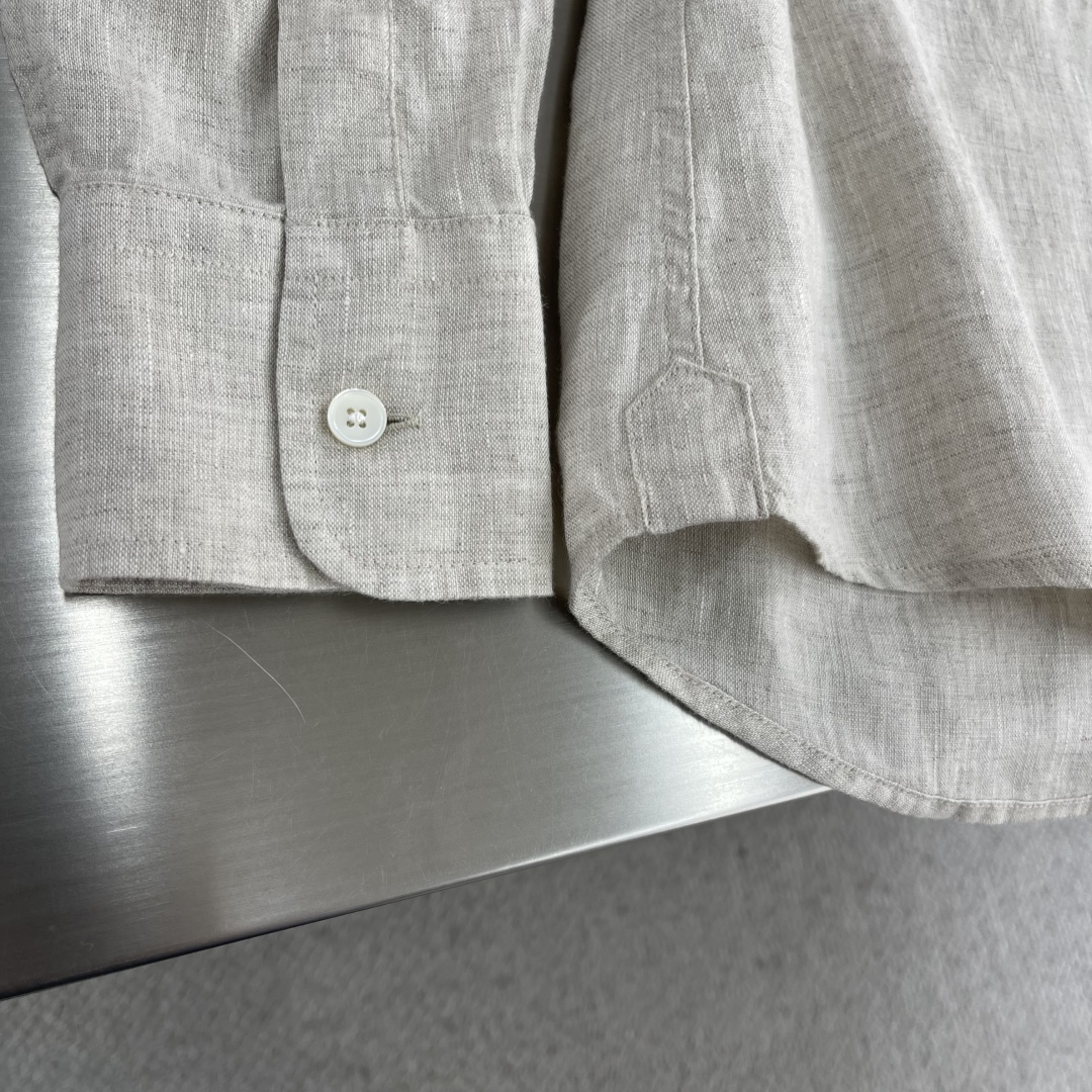 Celine Linen Button-Down Shirt, Soft and Comfortable Summer Essential 6 cmp i1746788375428 9515 0 2