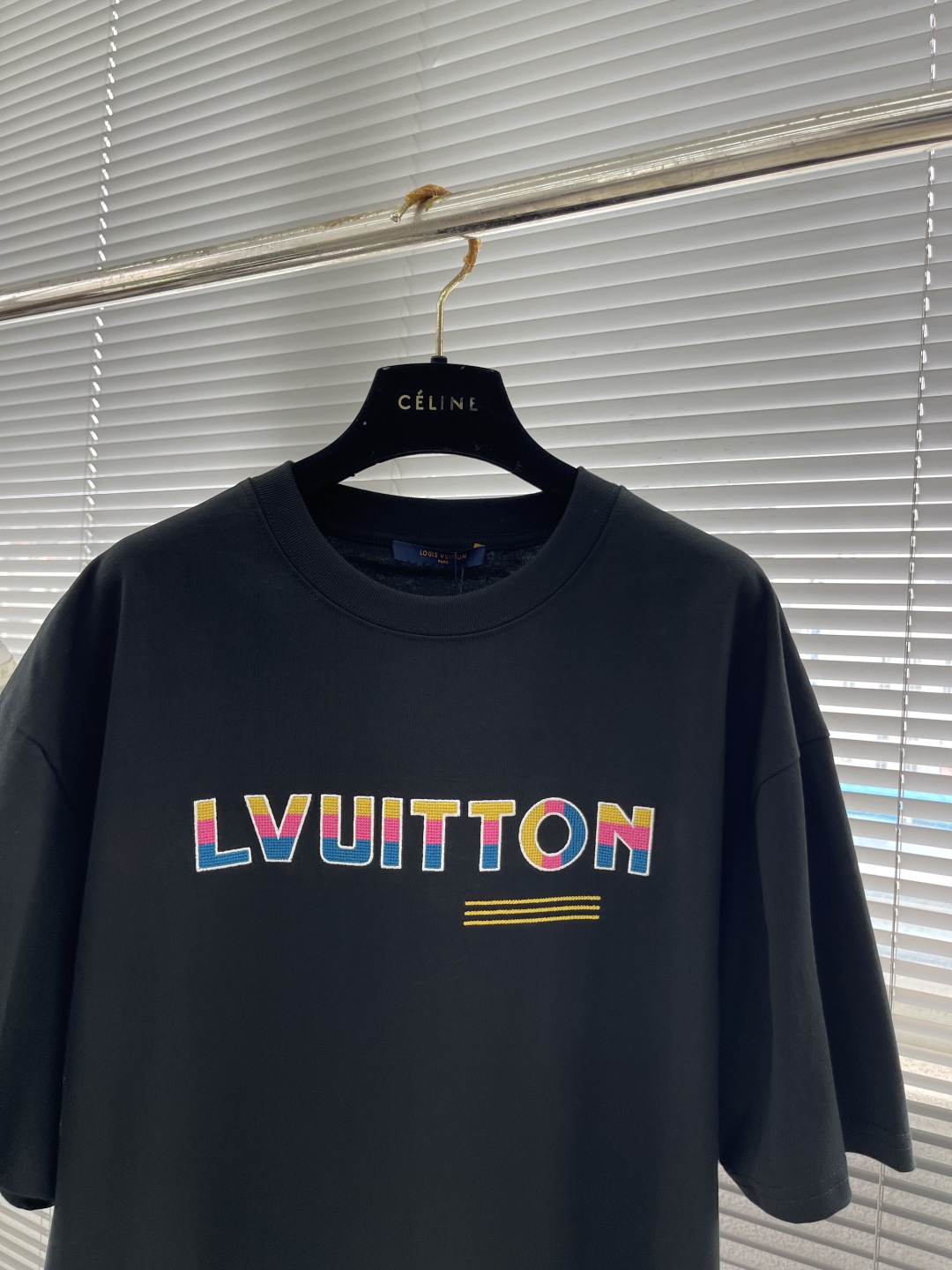 Louis Vuitton Rainbow Embroidered Logo T-Shirt - Soft Cotton, Unisex Style 2 cmp i1746952224419 2771 0 6