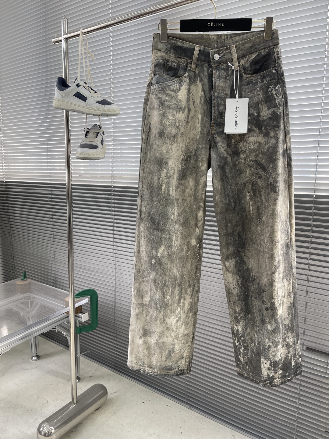 Acne Studios 1981 Cut Loose Jeans with Trompe L'Oeil Print 1 cmp i1746955329772 2561 0 6