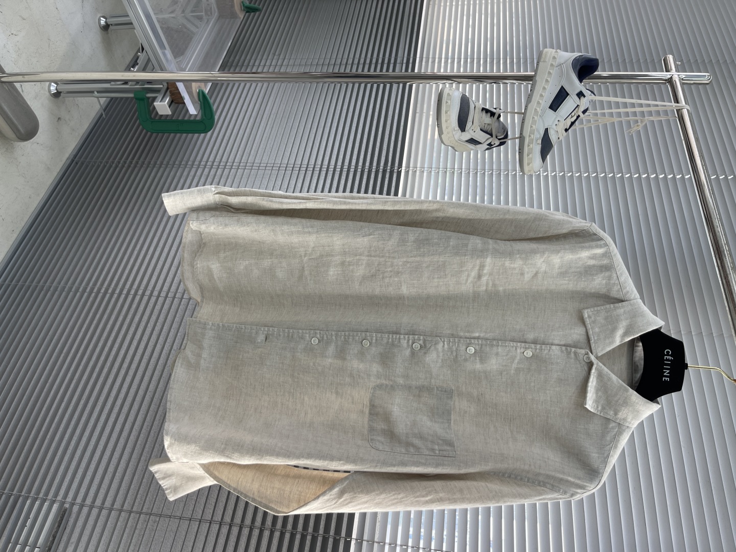 Celine Linen Button-Down Shirt, Soft and Comfortable Summer Essential 1 cmp i1746958683045 4437 0 5