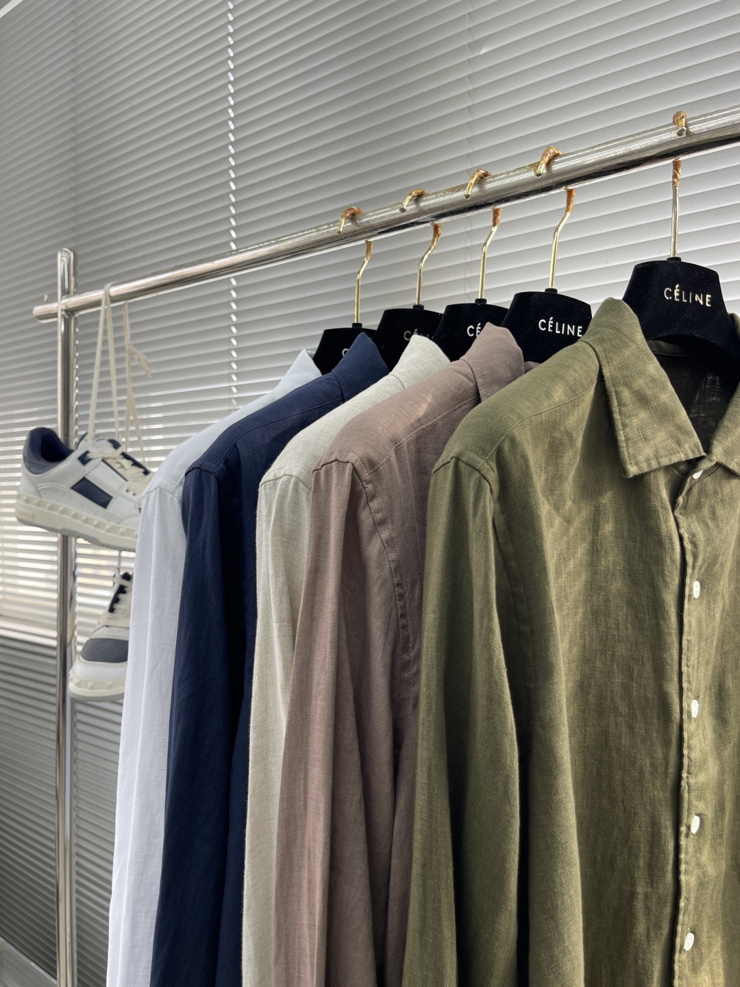 Celine Linen Button-Down Shirt, Soft and Comfortable Summer Essential 3 cmp i1746958702826 4884 0 8