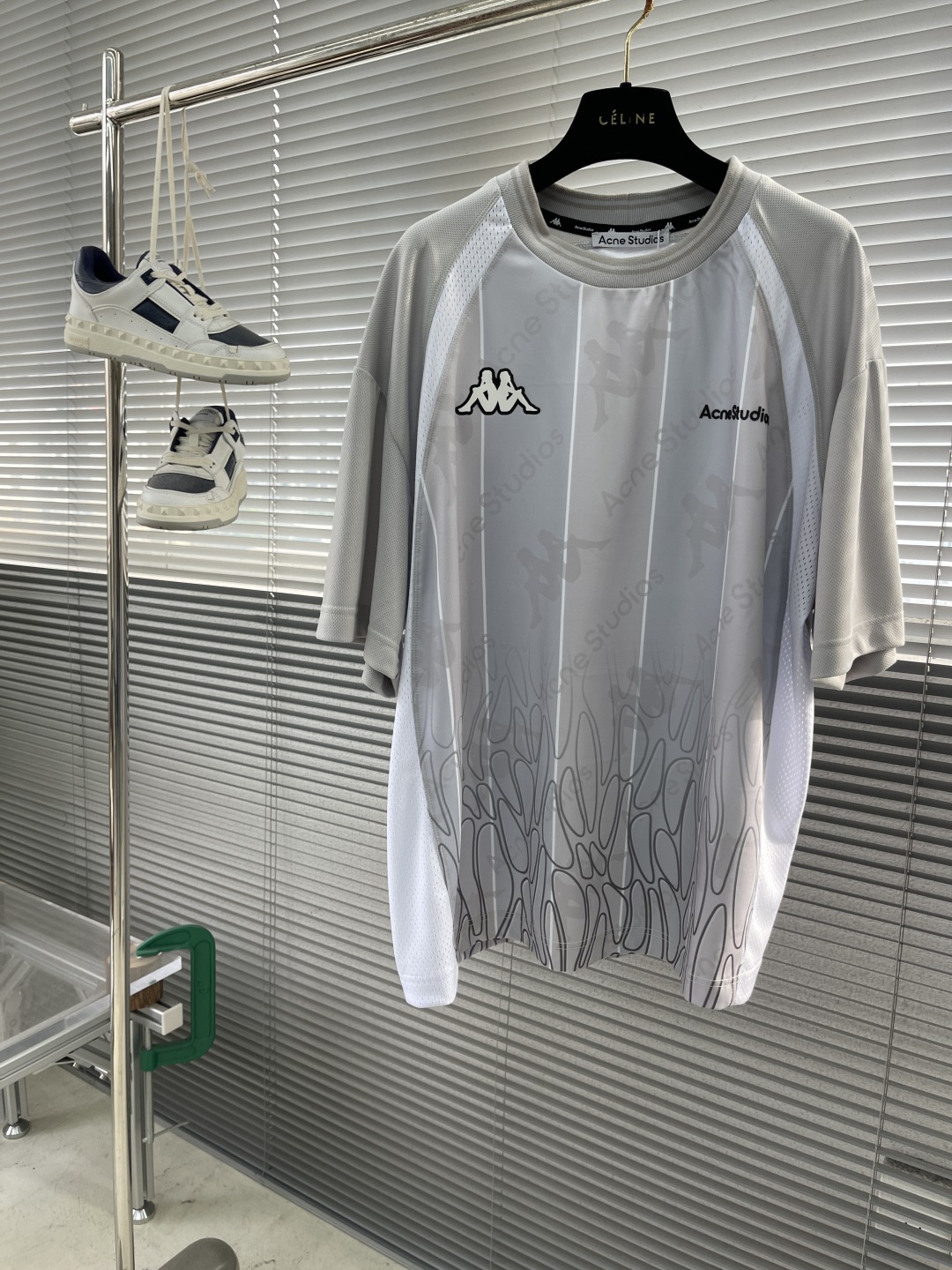 Acne Studios x Kappa Grey Athletic Tee - Moisture-Wicking Fabric 1 cmp i1746958871435 9681 0 5