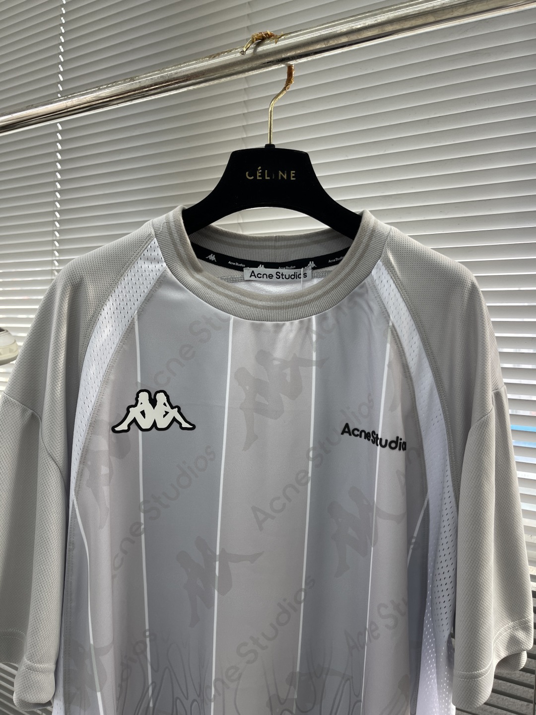 Acne Studios x Kappa Grey Athletic Tee - Moisture-Wicking Fabric 2 cmp i1746958871453 740 0 6