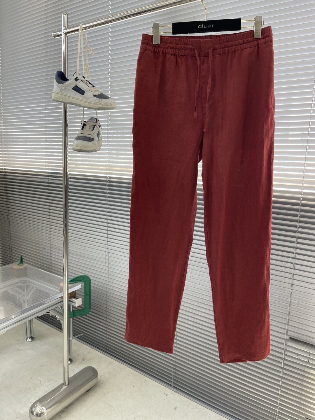 Celine Men's 100% Linen Drawstring Pants - Soft, Comfortable, and Stylish