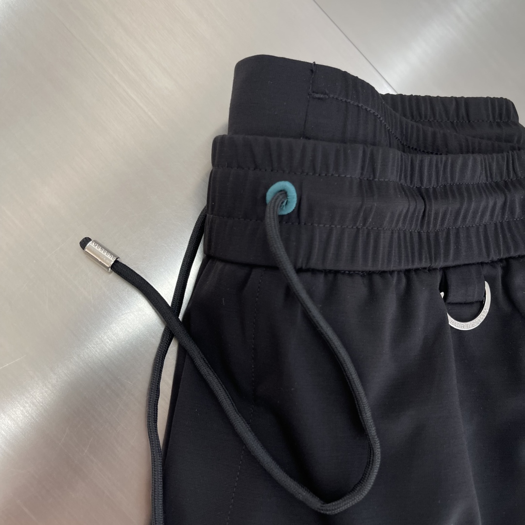 BBR 25 Spring/Summer Recreational Pants: Ice-Coated Fabrics, Embroidered Logo, Black, M-3XL - 图片 3