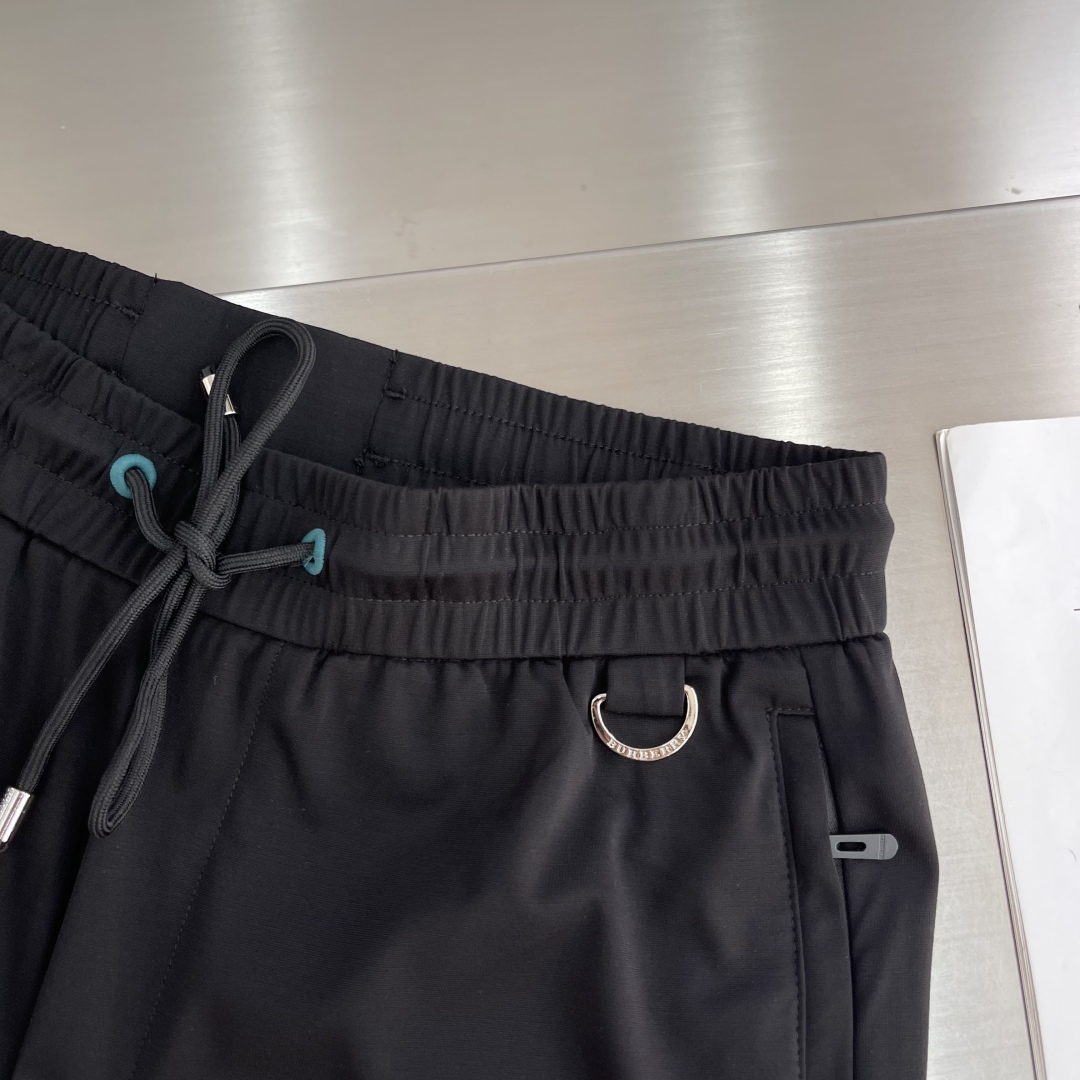 BBR 25 Spring/Summer Recreational Pants: Ice-Coated Fabrics, Embroidered Logo, Black, M-3XL - 图片 5