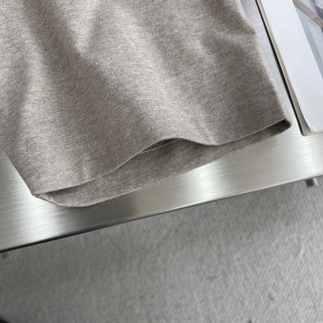 MMJ 2025SS Half-Sleeve Cotton Shirt with Custom Wash for Cosmopolitan Style - 图片 5