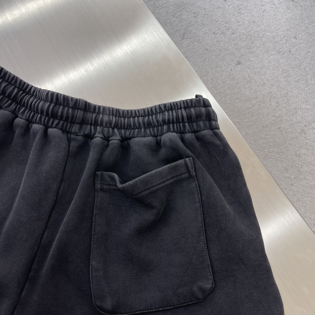 Acne Studio 25SS Shorts: 3D Burning Flowers, Pure Cotton Fabric, Size M-3XL - 图片 8