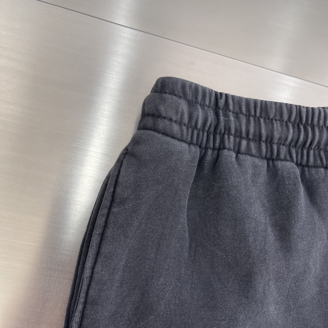 Acne Studio 25SS Shorts: 3D Burning Flowers, Pure Cotton Fabric, Size M-3XL - 图片 5