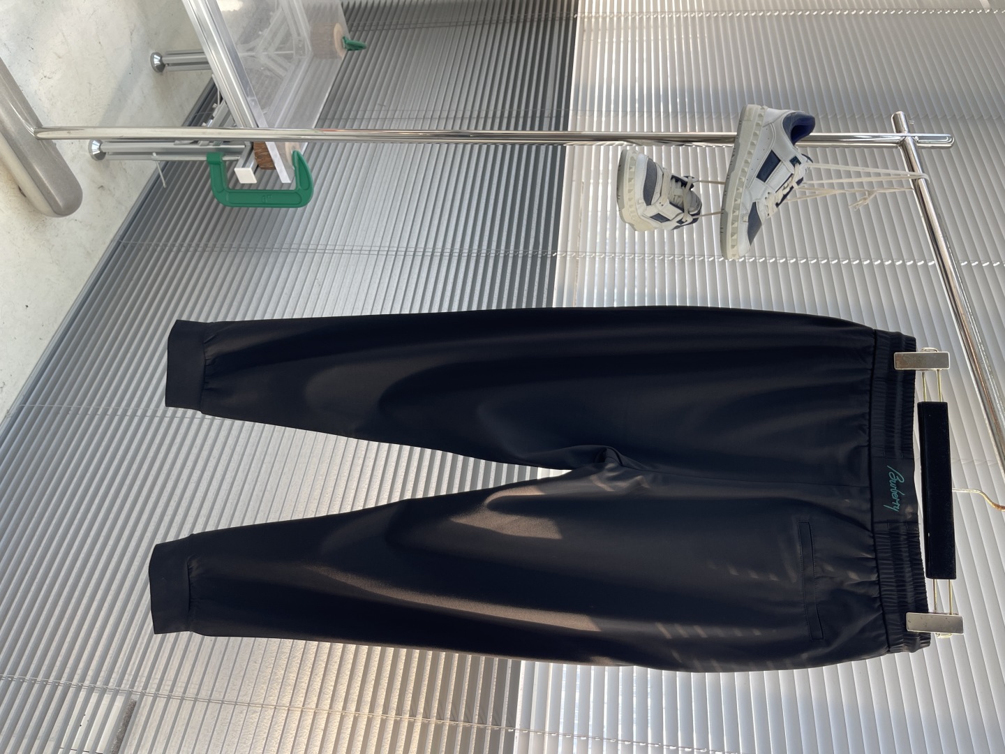BBR 25 Spring/Summer Recreational Pants: Ice-Coated Fabrics, Embroidered Logo, Black, M-3XL - 图片 2