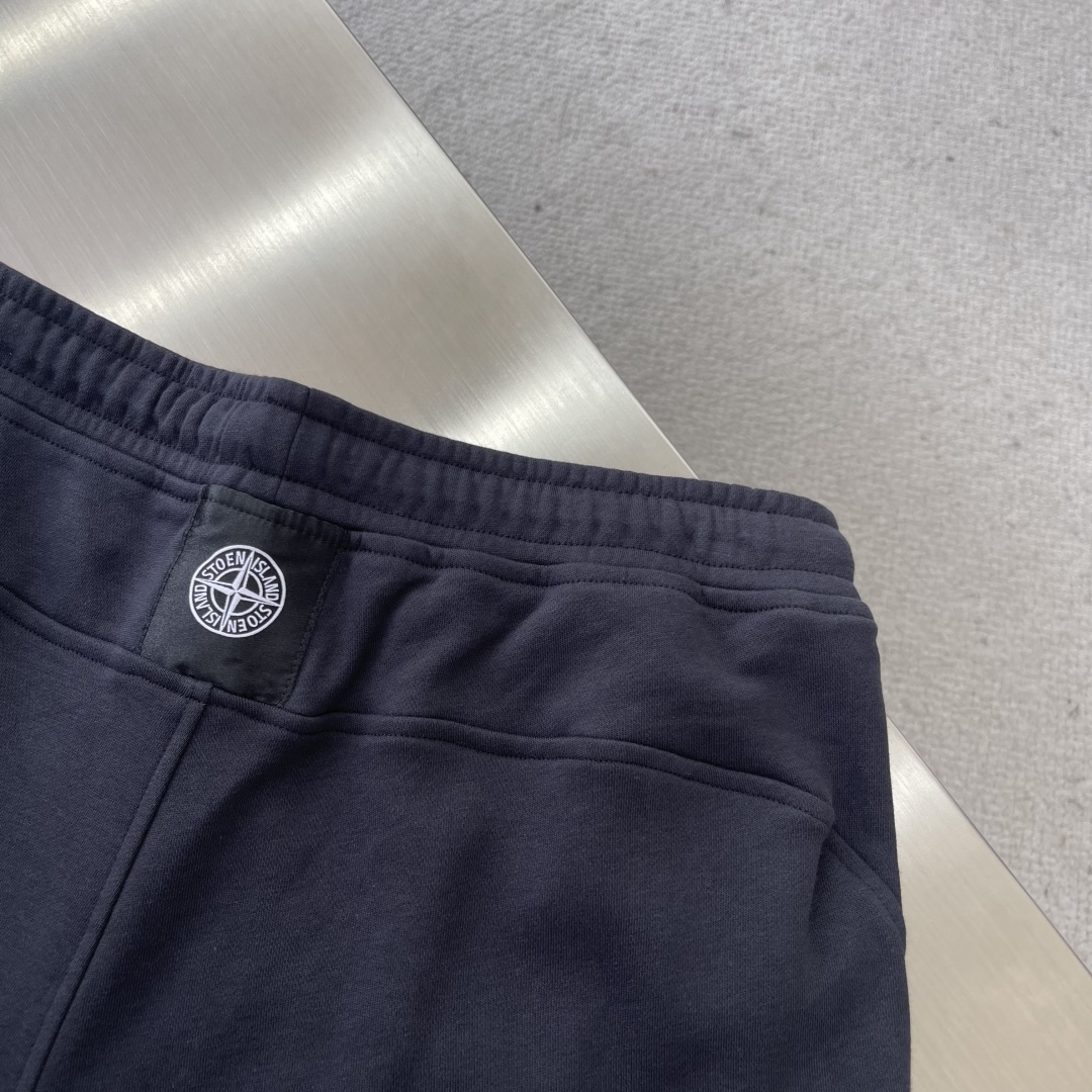 Stone Island 25s: High-Quality Cotton-Coated Loose Leisure Pants for Spring/Summer - 图片 8