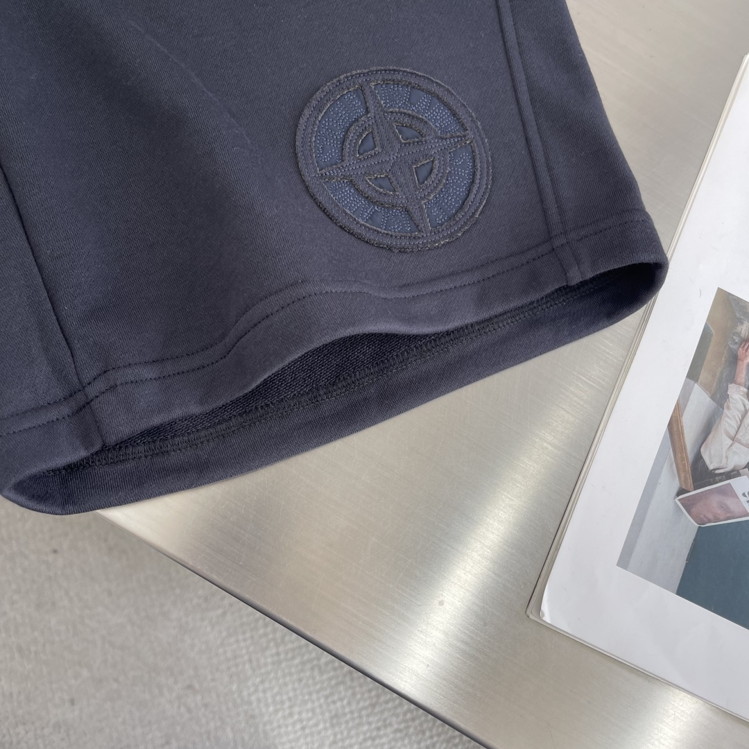 Stone Island 25s: High-Quality Cotton-Coated Loose Leisure Pants for Spring/Summer - 图片 7