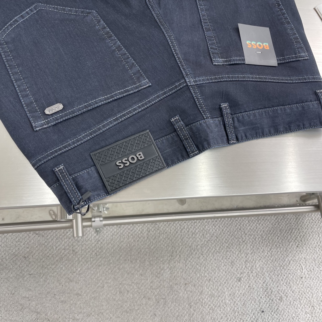 Boss Advanced Fashion Cowboys Dark Blue Washers Pants: Super Fine Cotton Veils, Cool, Sexy, Leisure. - 图片 7
