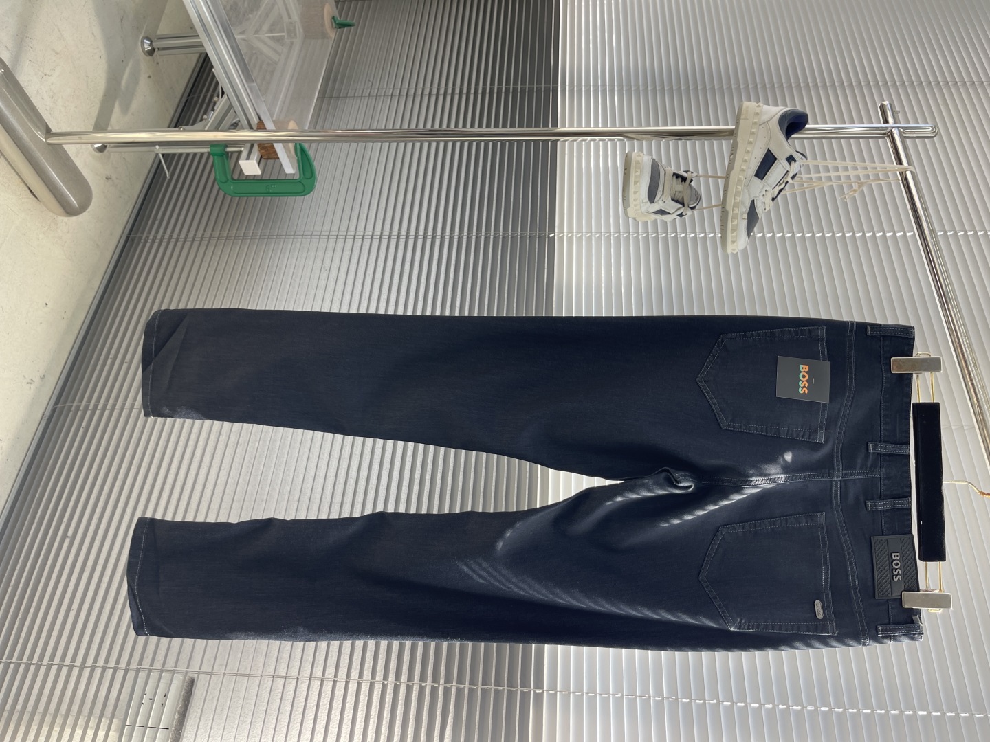 Boss Advanced Fashion Cowboys Dark Blue Washers Pants: Super Fine Cotton Veils, Cool, Sexy, Leisure. - 图片 2