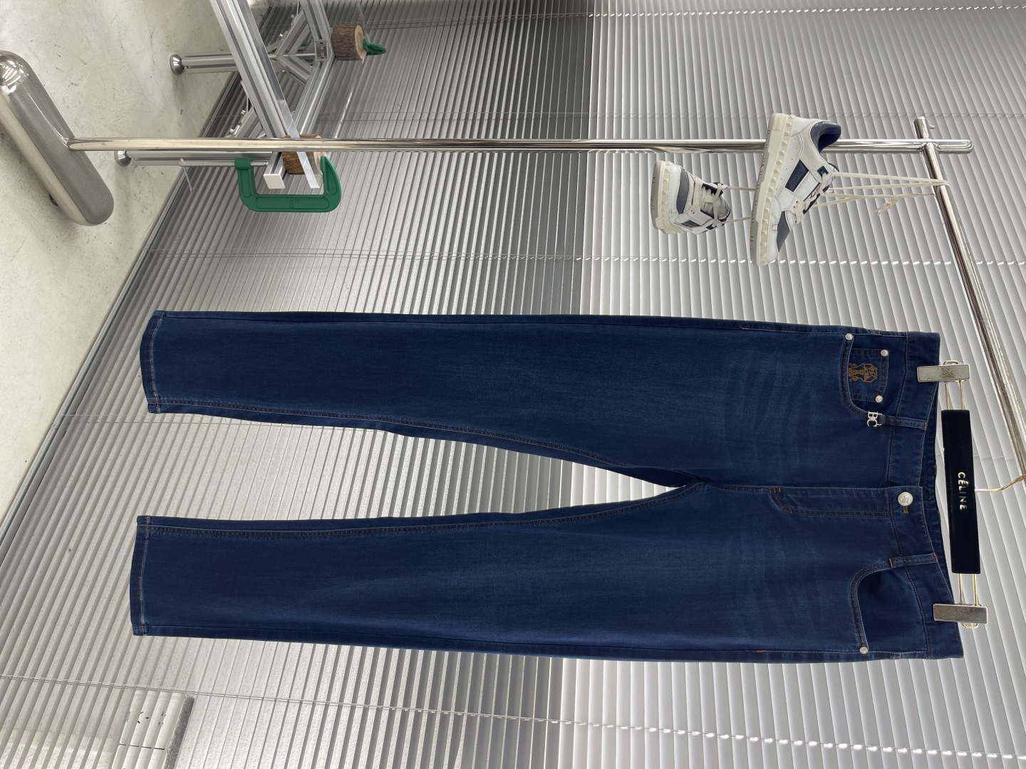 High Fashion Cowboy Jeans: Super Fine Fabric, Comfortable Fit, Hand-Painted Details.