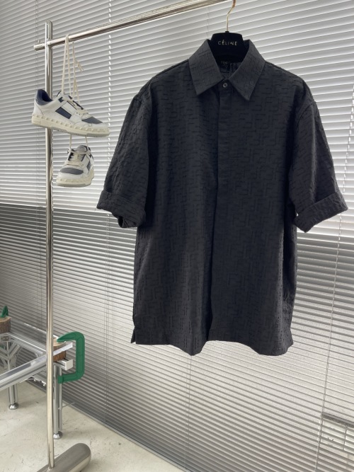 Fendi FF Jacquard Linen Shirt - Sophisticated Style & Ultimate Comfort 1 Fendi FF Jacquard Linen Shirt - Sophisticated Style & Ultimate Comfort