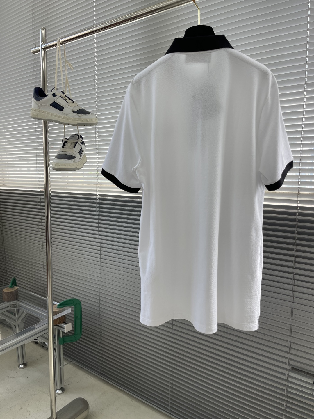 -PRAD 2025春夏新款🌟三角标识翻领Polo衫纯棉珠地棉面料经典款POLO衫，经典爆款系列，图案装