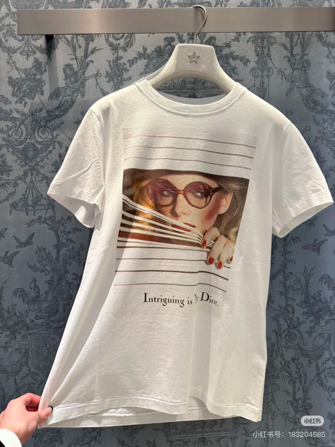 
        Dior25ss新款 Dio Héritage T 恤是二零二五秋季男装系列新品，灵感