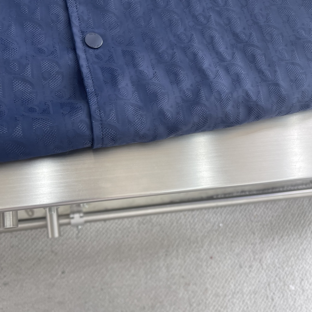 Dio 25ss Men’s Autumn 2000 Jacket with Oblique Stamps and Blue Technology - 图片 4