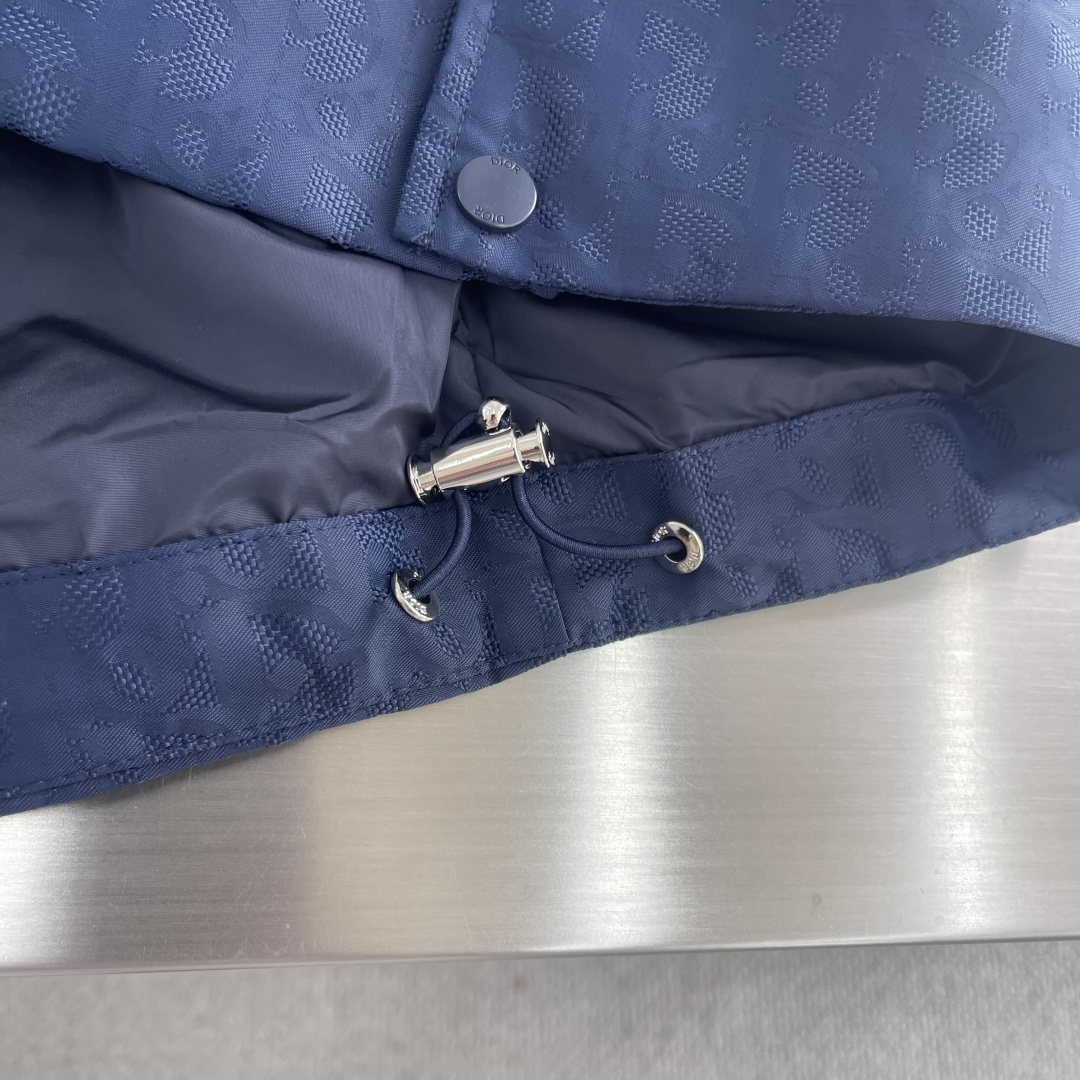 Dio 25ss Men’s Autumn 2000 Jacket with Oblique Stamps and Blue Technology - 图片 7