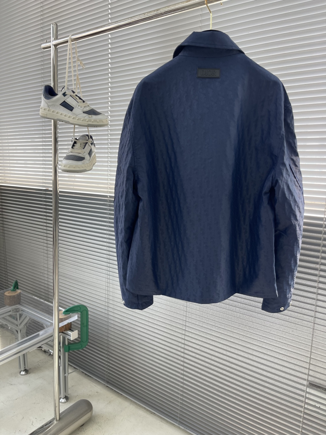 Dio 25ss Men’s Autumn 2000 Jacket with Oblique Stamps and Blue Technology - 图片 8